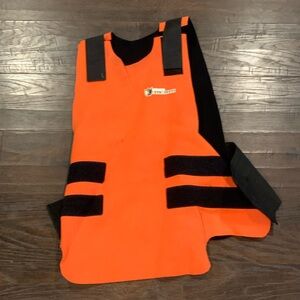 Orange and Black Kids Safety Vest